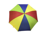 Facile porti l'ombrello del golf dell'arcobaleno, ombrello del golf della prova della tempesta per l'affare di viaggio fornitore