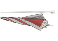 Tessuto portatile su misura del poliestere delle costole dell'ombrello di spiaggia di progettazione di logo 3.00mm fornitore