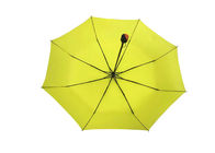 Il giallo piega l'ombrello, forte struttura piegante leggera dell'ombrello fornitore