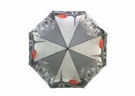 Facile porti piegano l'ombrello 21 pollice della pressione di resistenza di progettazione su misura di logo fornitore