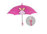 Ombrello sveglio dei bambini della maniglia della fragola, mini ombrello per la fine aperta del manuale dei bambini fornitore