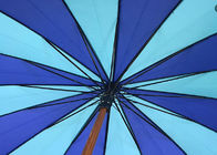 Ombrello di legno del bastone di forma di J, asse di legno del nero della maniglia dell'ombrello di Raines fornitore
