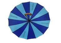 Ombrello di legno del bastone di forma di J, asse di legno del nero della maniglia dell'ombrello di Raines fornitore