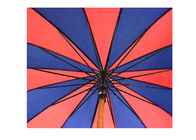 L'ombrello di legno leggero 26 del bastone misura l'asse in pollici di legno di 14mm antivento fornitore
