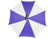 Il bianco porpora ha stampato l'asse di plastica del metallo della maniglia 10mm del gancio degli ombrelli del golf fornitore