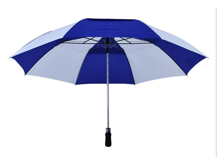 Auto liscia di golf dell'ombrello della prova compatta lunga della ruggine aperta con protezione uv fornitore